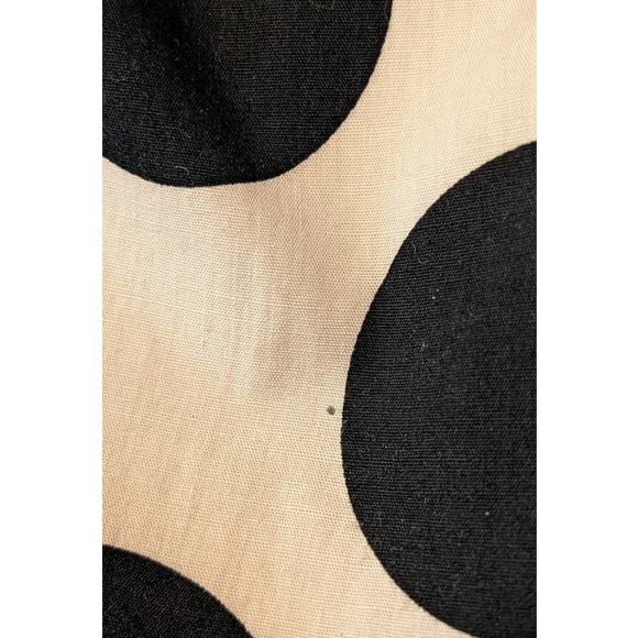 Jolie Moi Cream Black Polka Dot Fit and Flare Tie Back Dress Womens Sz 12 - Picture 6 of 11